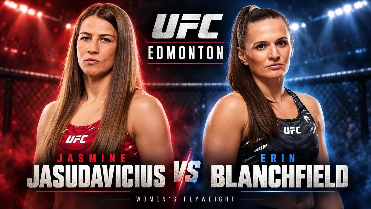 Blanchfield vs. Jasudavicius Could Steal UFC Edmonton—and Reshape the Title Race - Blanchfield vs Jasudavicius UFC News ...