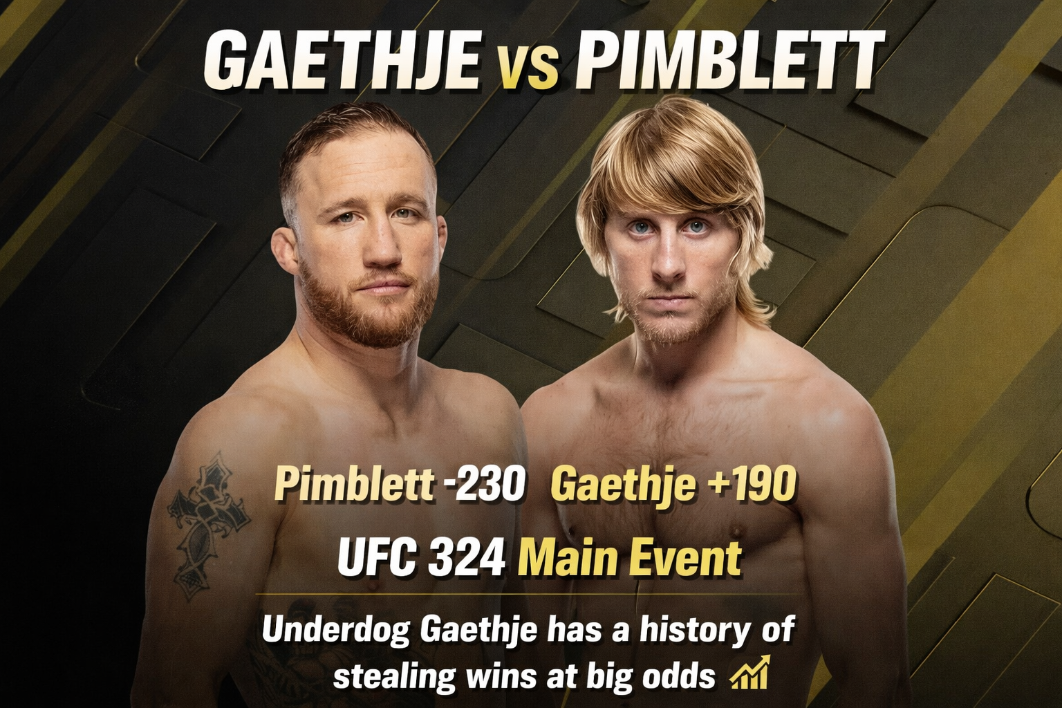 UFC 324 Preview: Pimblett's Shocking Favoritism Over Gaethje Headlines Vegas Card
