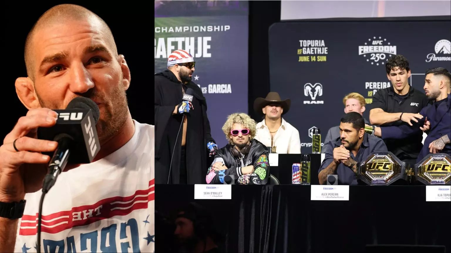 Sean Strickland Condemns Josh Hokit's "Too Far" Trash Talk After UFC Press Conference Chaos - Sean Strickland UFC News News